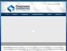 Tablet Screenshot of cleanroomconstructors.com